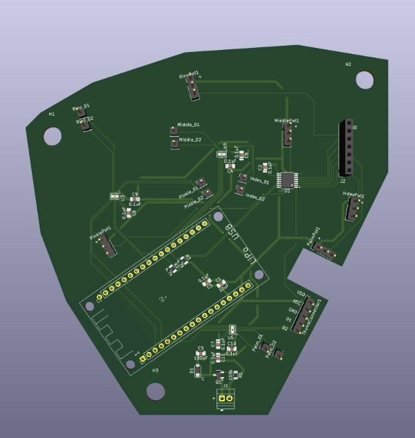 Custom PCB layout in KiCad
